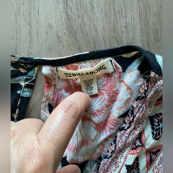 Billabong Floral Patterned Top summer vacation dress - Picture 6 of 10